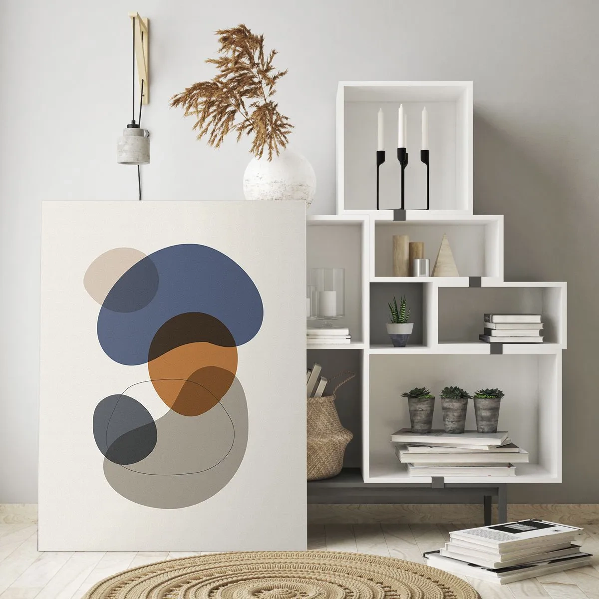 Glass picture - Drops of Colours - 50x70 cm