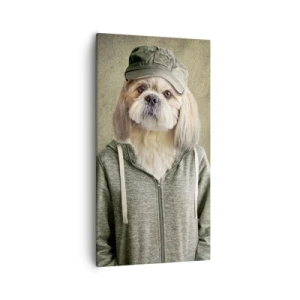 Canvas picture - I Prefer Casual Style - 55x100 cm