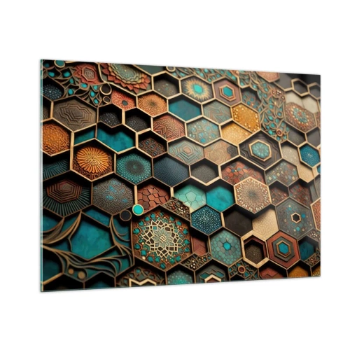 Glass picture - Arabic Ornaments - Variation - 100x70 cm