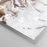 Clock face with numbers