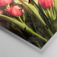 Clock face with lines