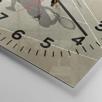 Clock face with numbers