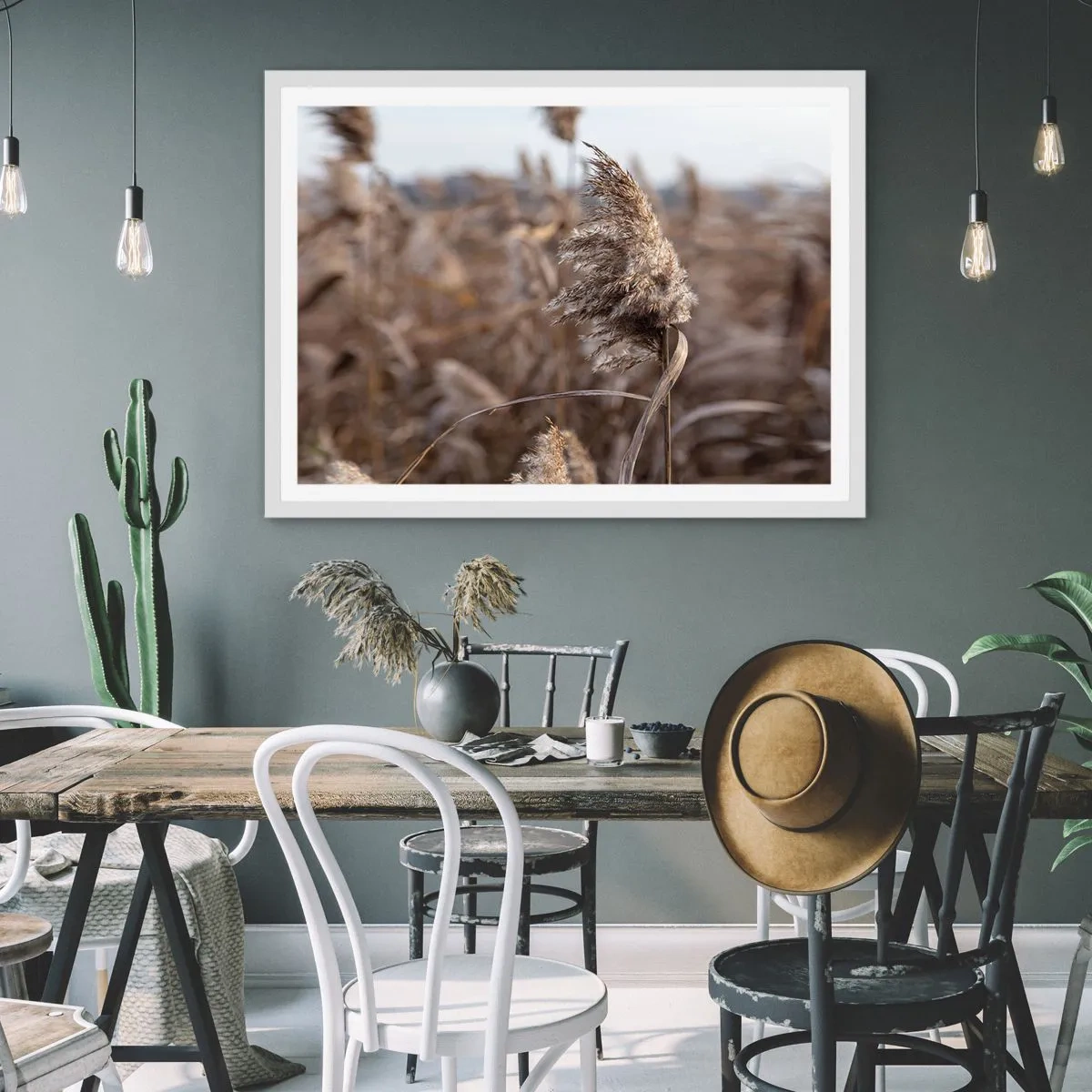 Poster in white frmae - Time to Fly with the Wind - 40x30 cm