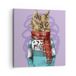 Canvas picture - Cat Not Only in Boots - 60x60 cm