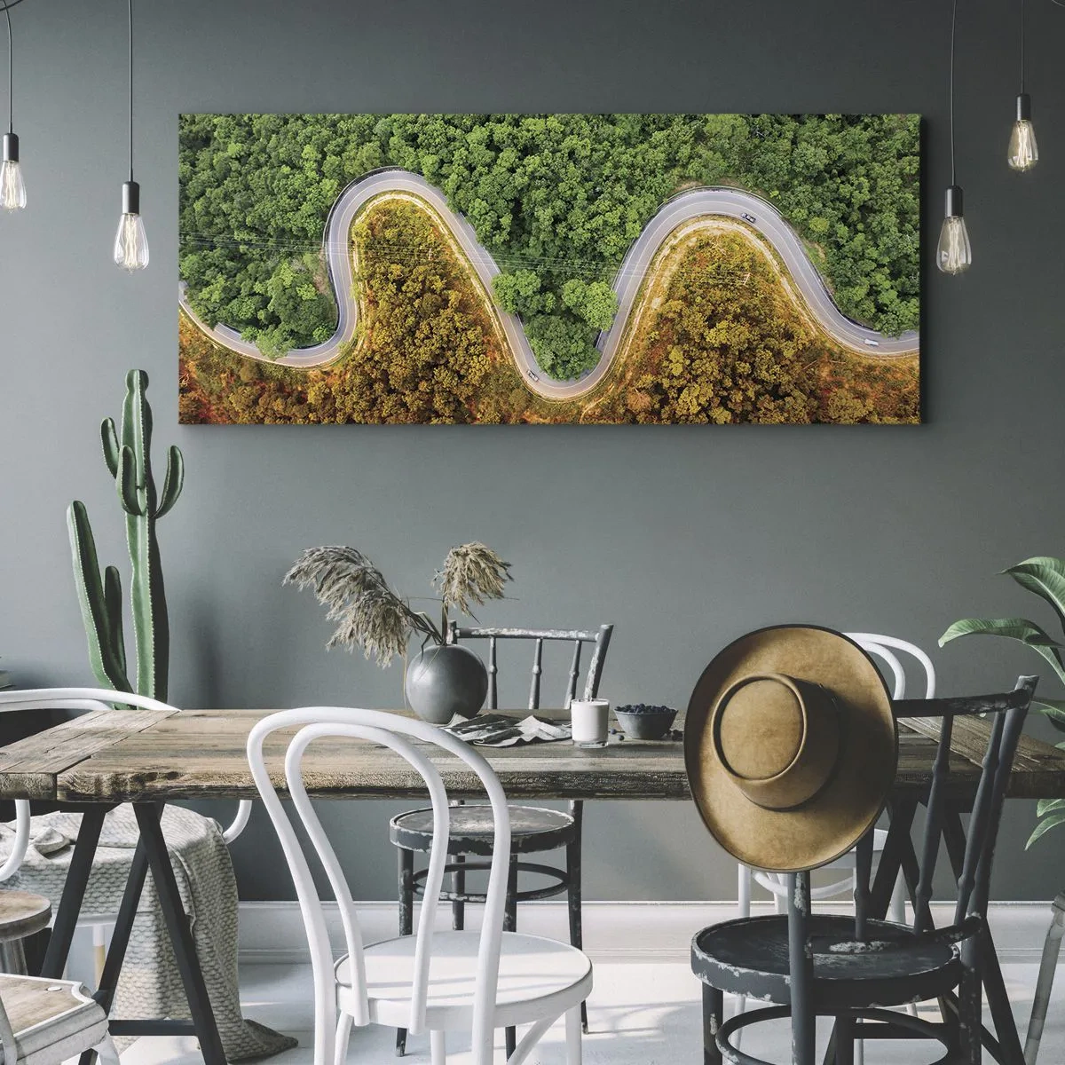 Canvas picture - Borders and Breakthroughs - 100x40 cm