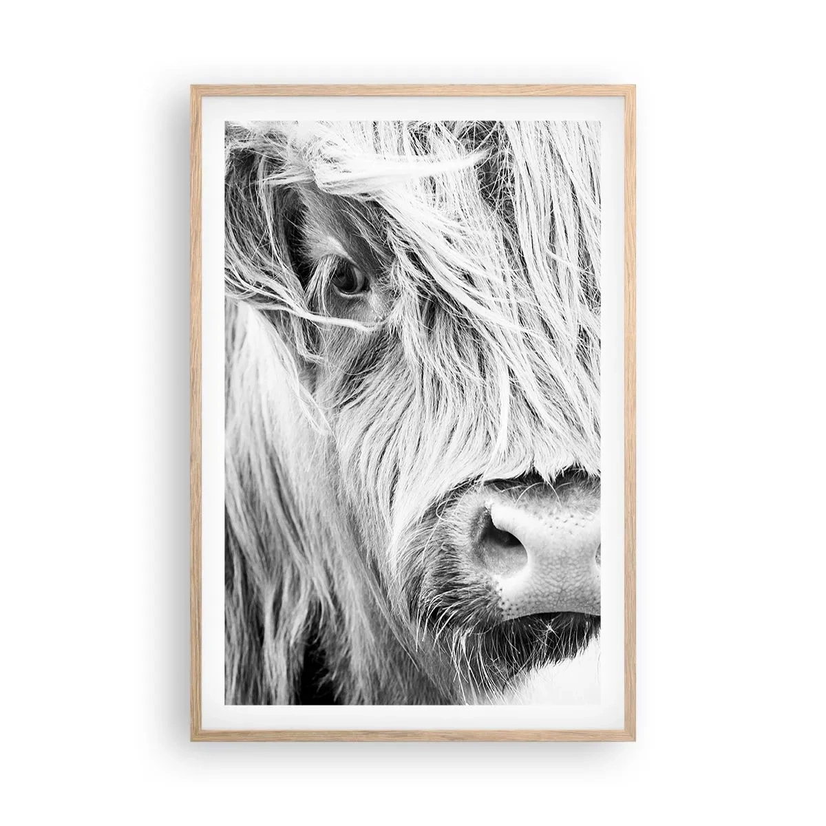 Poster in light oak frame - Scottish Wilderness - 61x91 cm