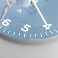 Clock face with numbers