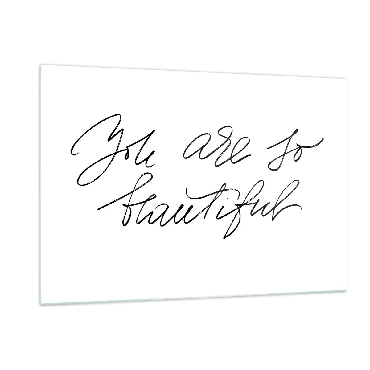 Glass picture - Really, Believe Me... - 120x80 cm