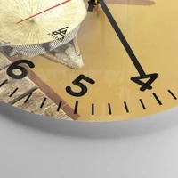 Clock face with numbers