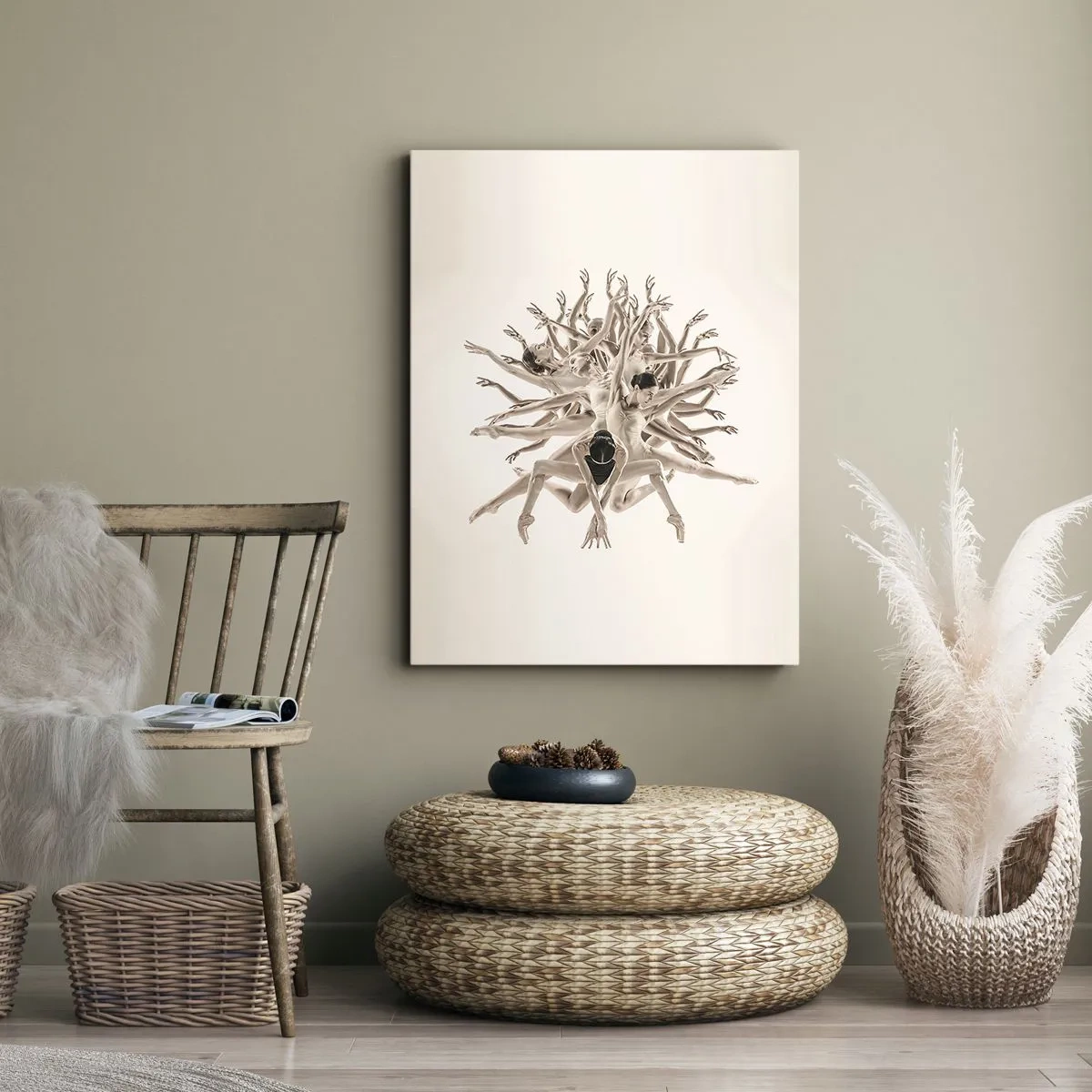 Canvas picture - Dance in Bloom - 45x80 cm