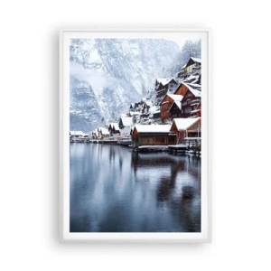Poster in white frmae - In Winter Decoration - 70x100 cm