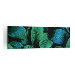 Canvas picture - In a Green Crowd - 160x50 cm