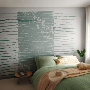 Photo Wallpaper Premium Canvas - Sea Abstract - Minimalism, Pastel, Hipster - 350x256 cm