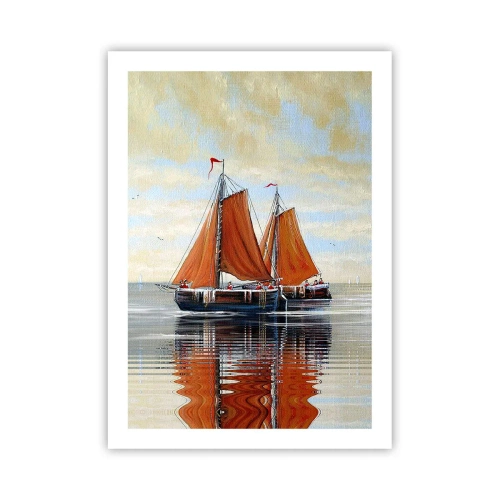 Poster - Ahoy, Sailor, Sail… - 50x70 cm