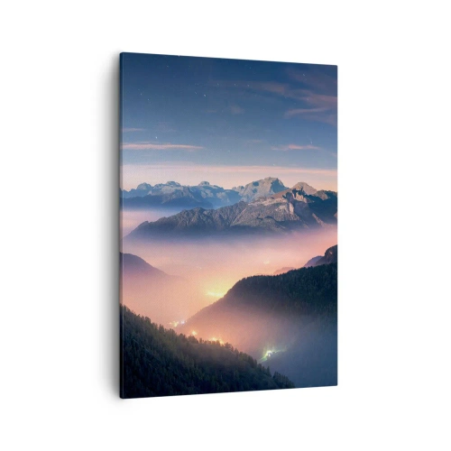 Canvas picture - Light in the Valleys - 50x70 cm