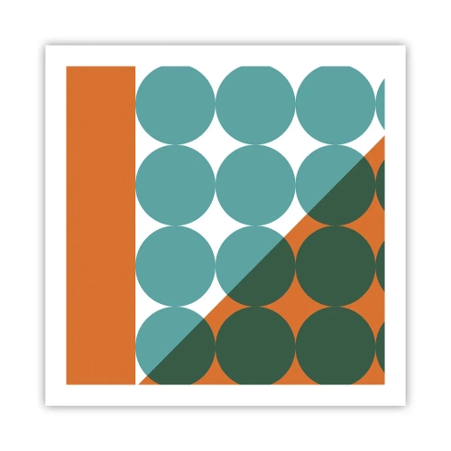 Poster - Upwards and Diagonally - 60x60 cm