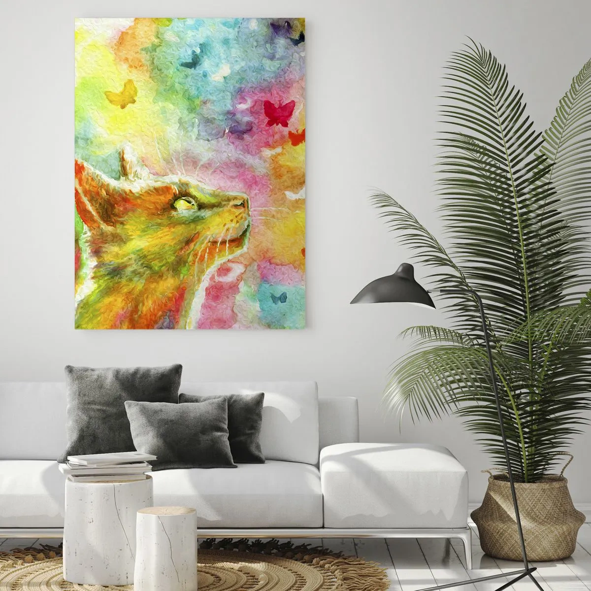 Glass picture - Cat's Dream - 50x70 cm