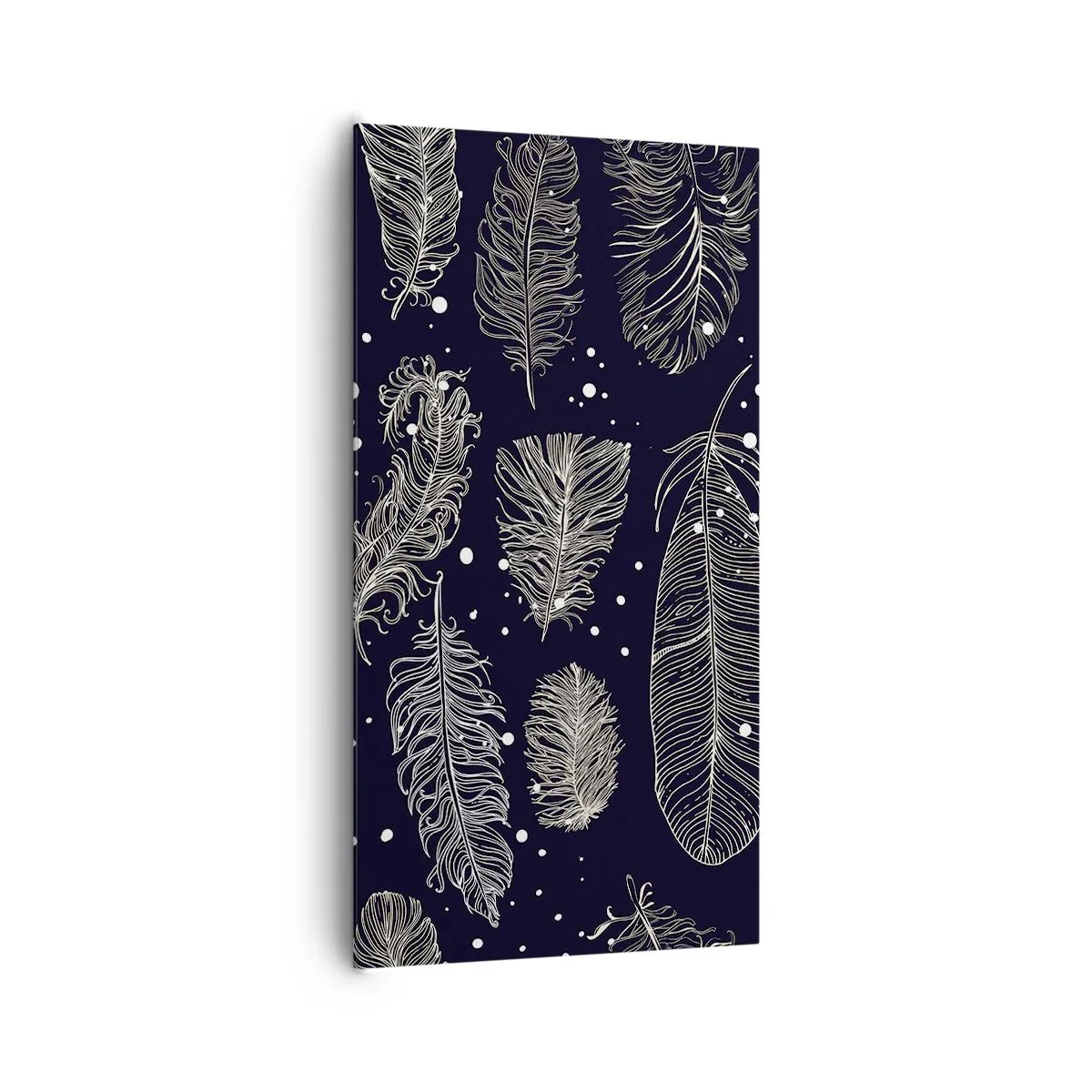 Canvas picture - Feathery Lace - 65x120 cm