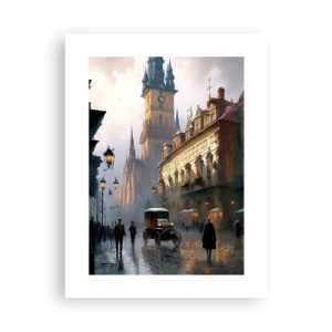 Poster - Charm of Evening in Prague - 30x40 cm