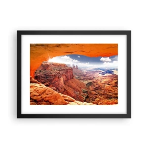 Poster in black frame - Sculpted by Nature - 40x30 cm