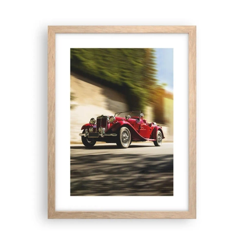 Poster in light oak frame - More Beautiful than Nike of Samothrace - 30x40 cm