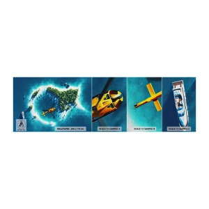 Photo Wallpaper Sample Premium Sand - Get Yourself an Island - Landscape, Island, Beach - 100x30 cm