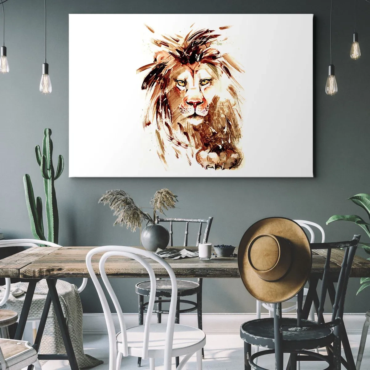 Canvas picture - Strength and Dignity - 120x80 cm