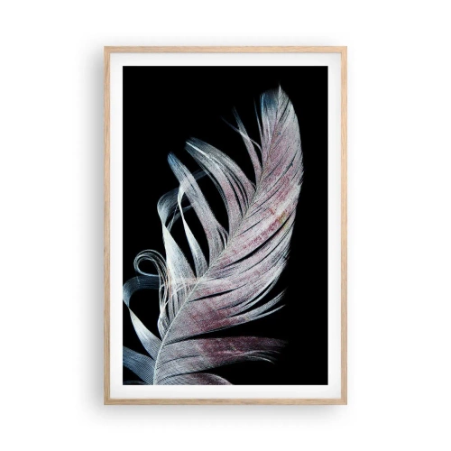 Poster in light oak frame - Think about Touch - 61x91 cm