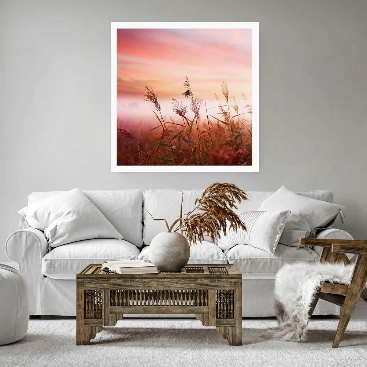 Poster - Blowing in the Wind - 40x40 cm