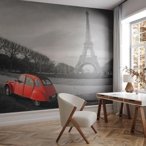 Photo Wallpaper Premium Sand - More Parisian than Paris - City, Eiffel Tower, Paris - 100x70 cm