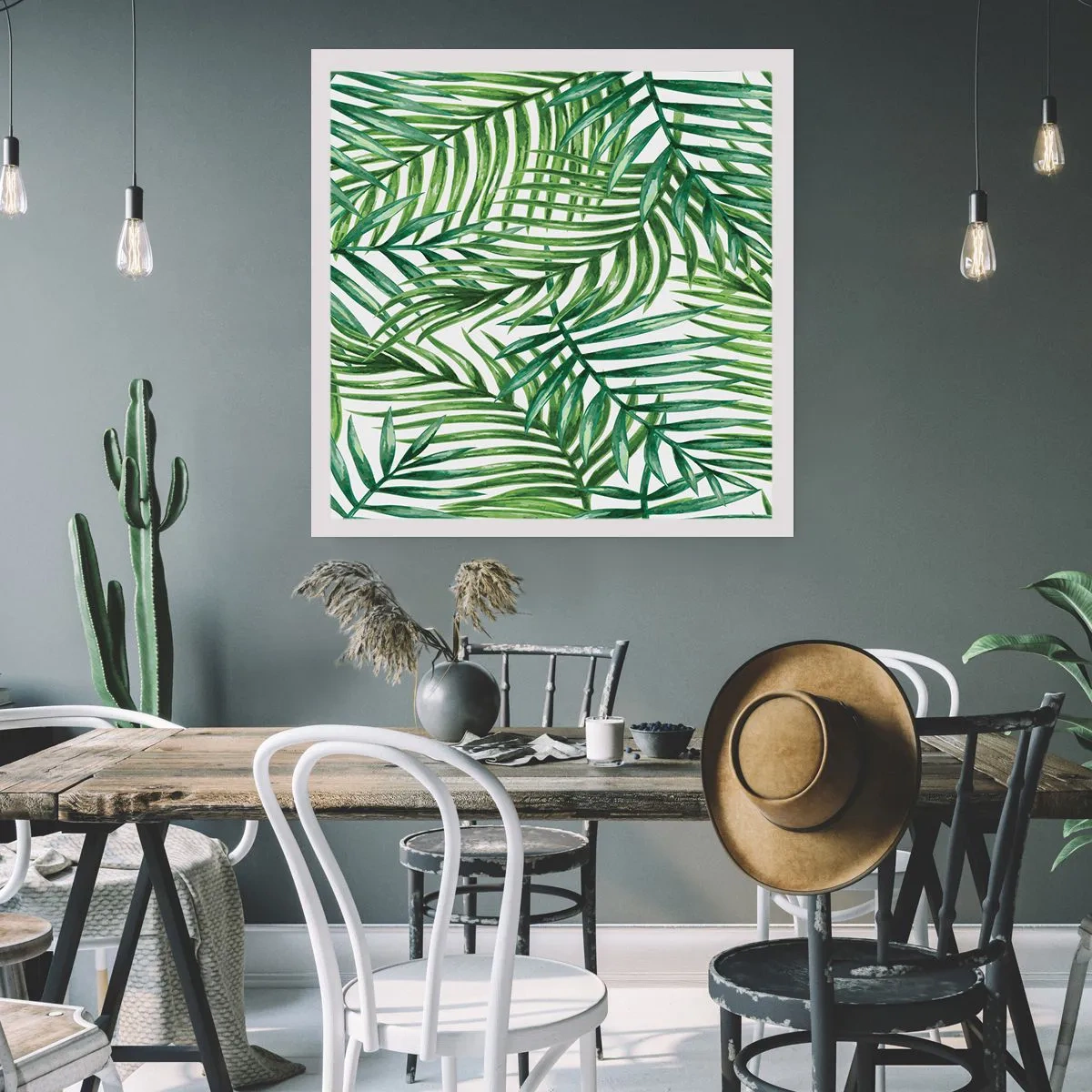 Poster - Under the Green Canopy - 60x60 cm