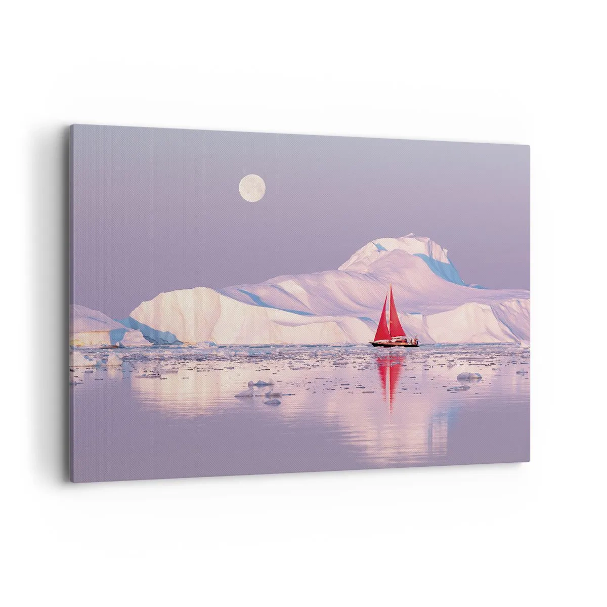 Canvas picture - Heat of the Sail, Cold of the Ice - 100x70 cm