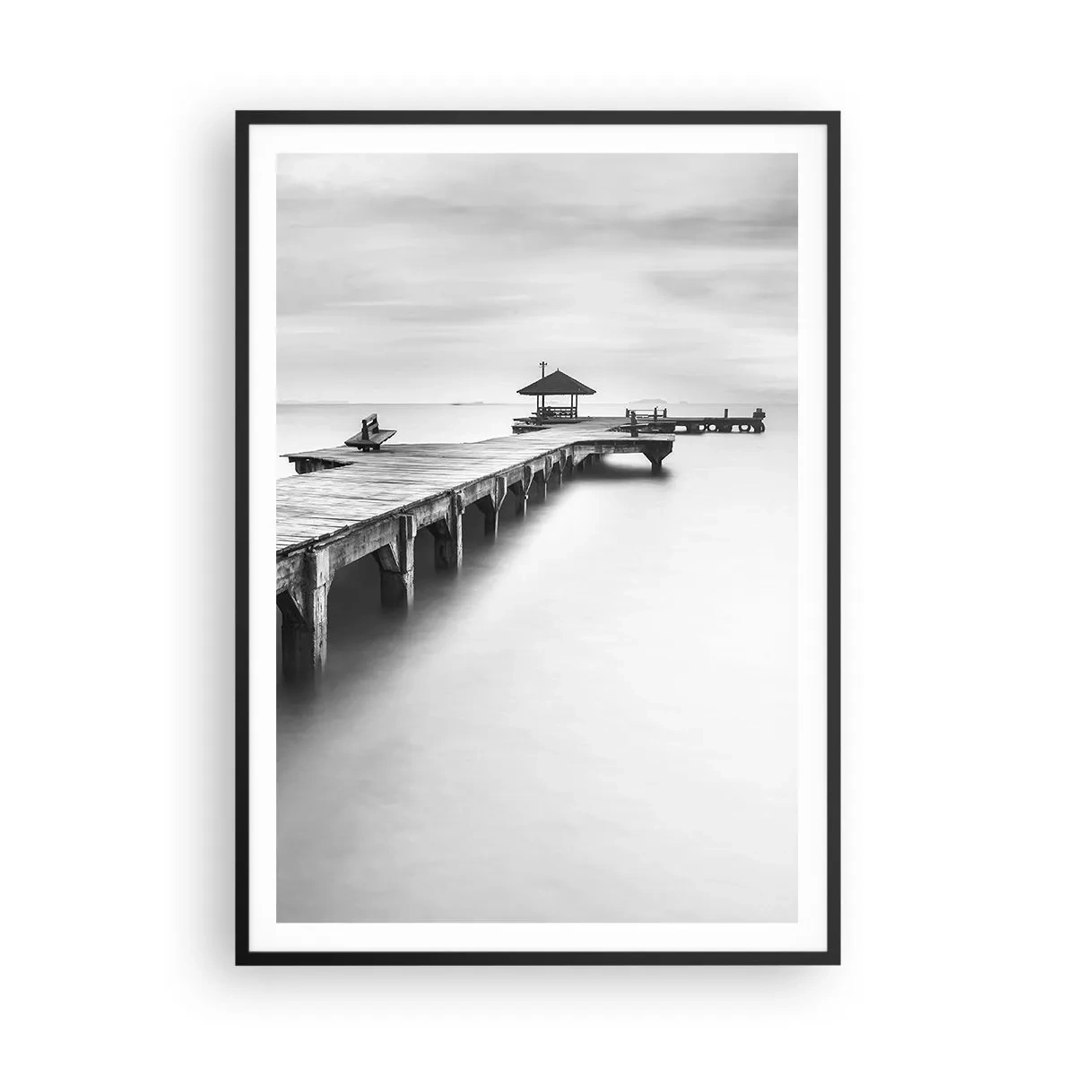 Poster in black frame - Into the Distance - 70x100 cm