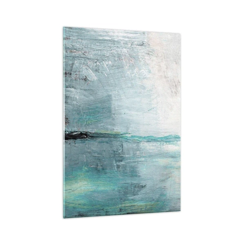 Glass picture - Horizontally in Blue - 70x100 cm