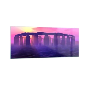 Glass picture - Secret at a Foggy Dawn - 100x40 cm