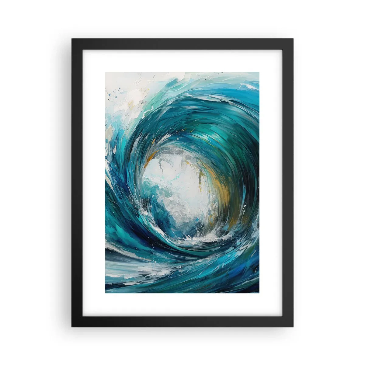 Poster in black frame - Sea Portal - 30x40 cm