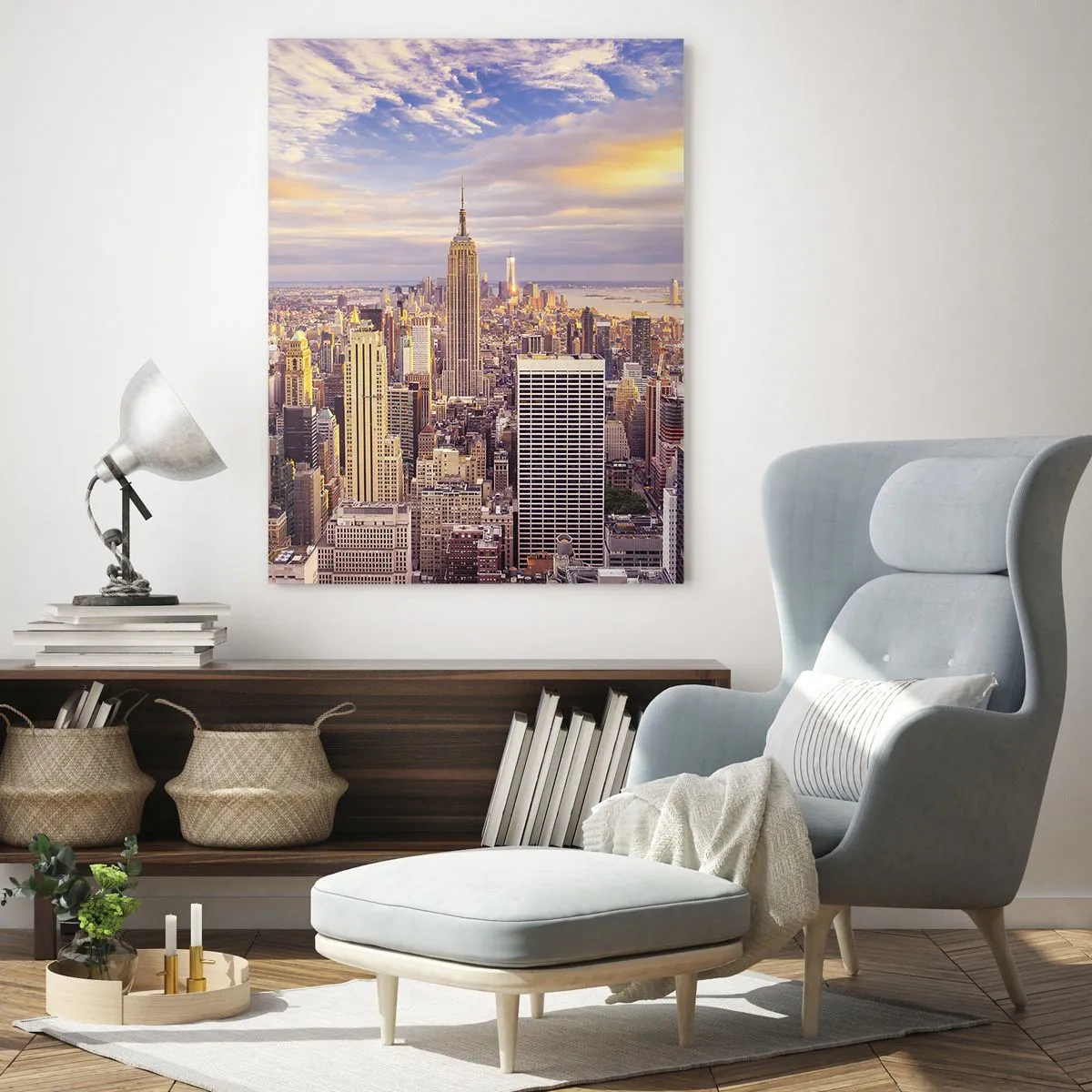 Glass picture - Reaching the Clouds - 50x70 cm