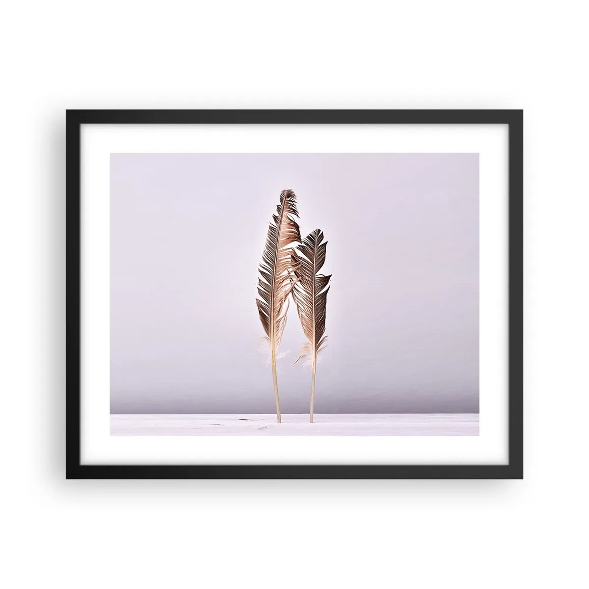 Poster in black frame - Against Nothingness - 50x40 cm