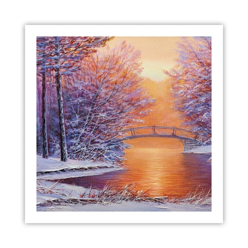 Poster - Let's Meet Here - 60x60 cm