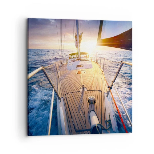 Canvas picture - Running on Waves - 70x70 cm