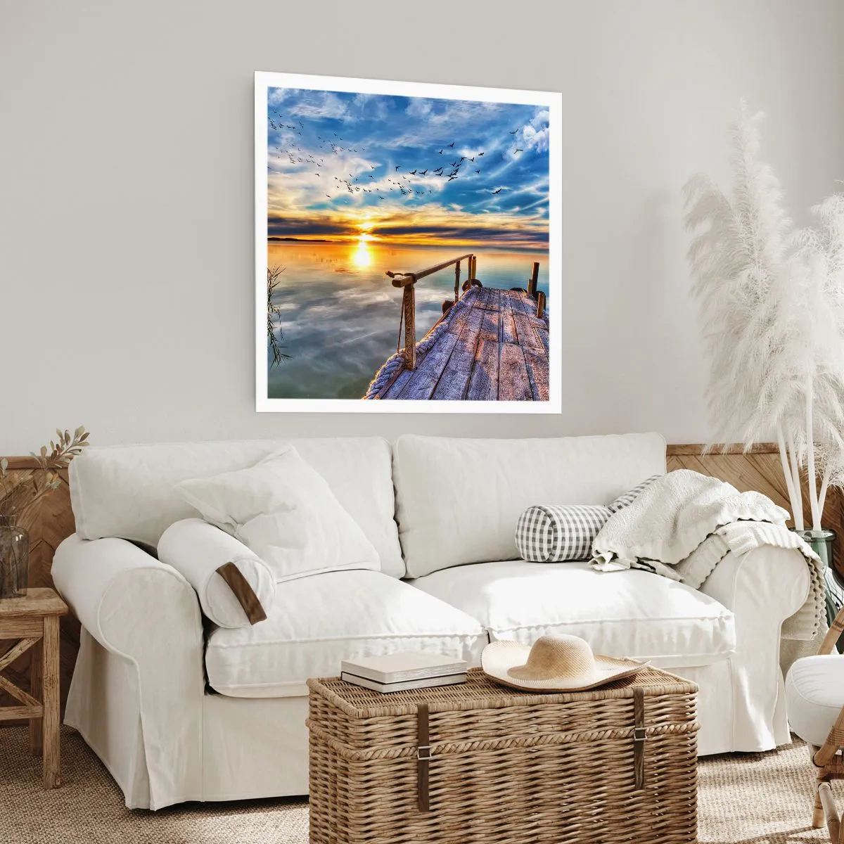 Poster - Wind is Taking a Break - 60x60 cm