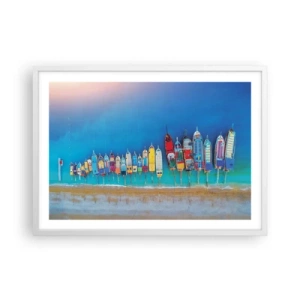 Poster in white frmae - From Bird's Eye View - 70x50 cm