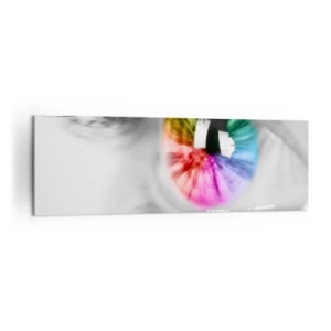 Canvas picture - See the World through Coloured Glasses - 160x50 cm