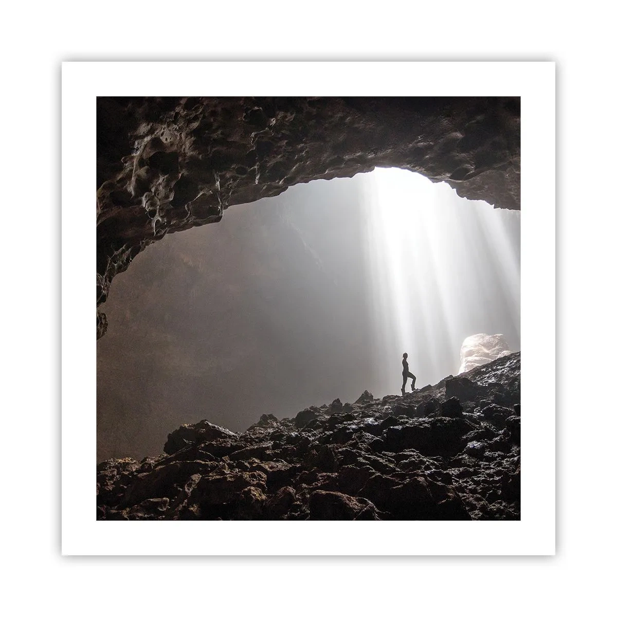 Poster - Luminous Grotto - 50x50 cm