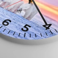 Clock face with numbers