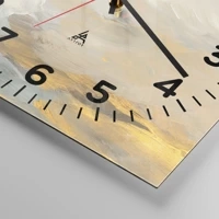 Clock face with numbers