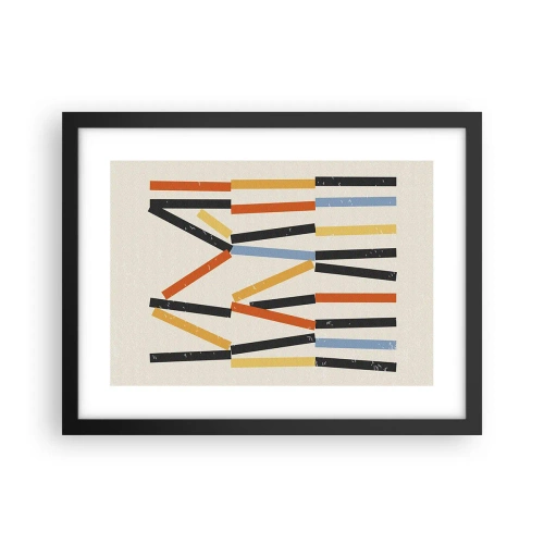 Poster in black frame - Horizontal Composition - 40x30 cm