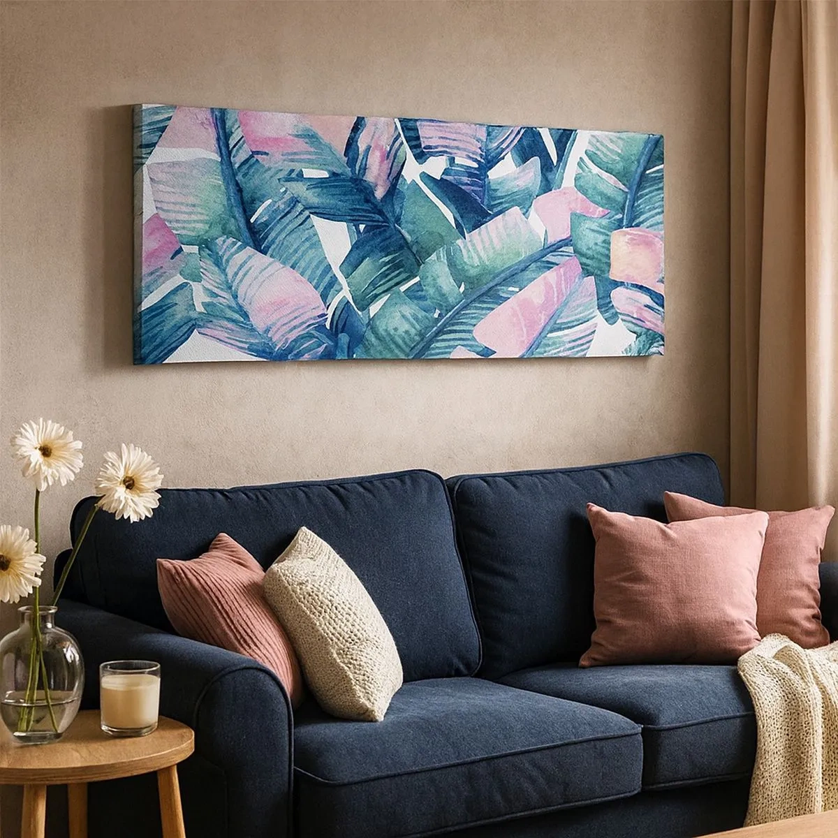 Canvas picture - In a Banana Grove - 100x40 cm