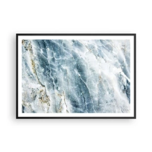 Poster in black frame - Icy World - 100x70 cm