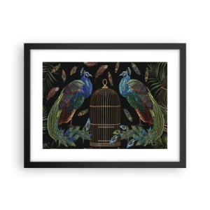 Poster in black frame - In Royal Robes - 40x30 cm